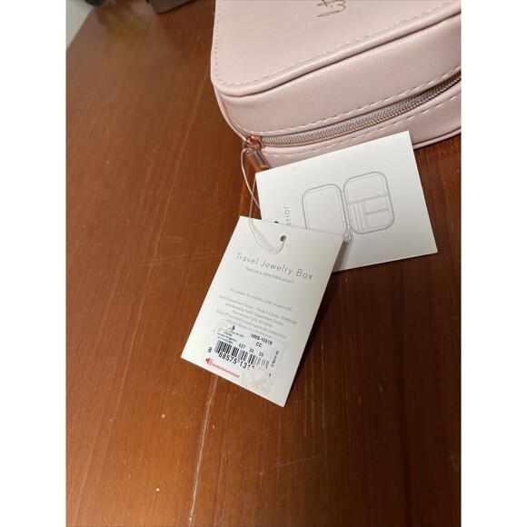 LC Lauren Conrad Pink Travel Jewelery zipper Style Jewelry Caddy NWT NEW - Picture 4 of 8